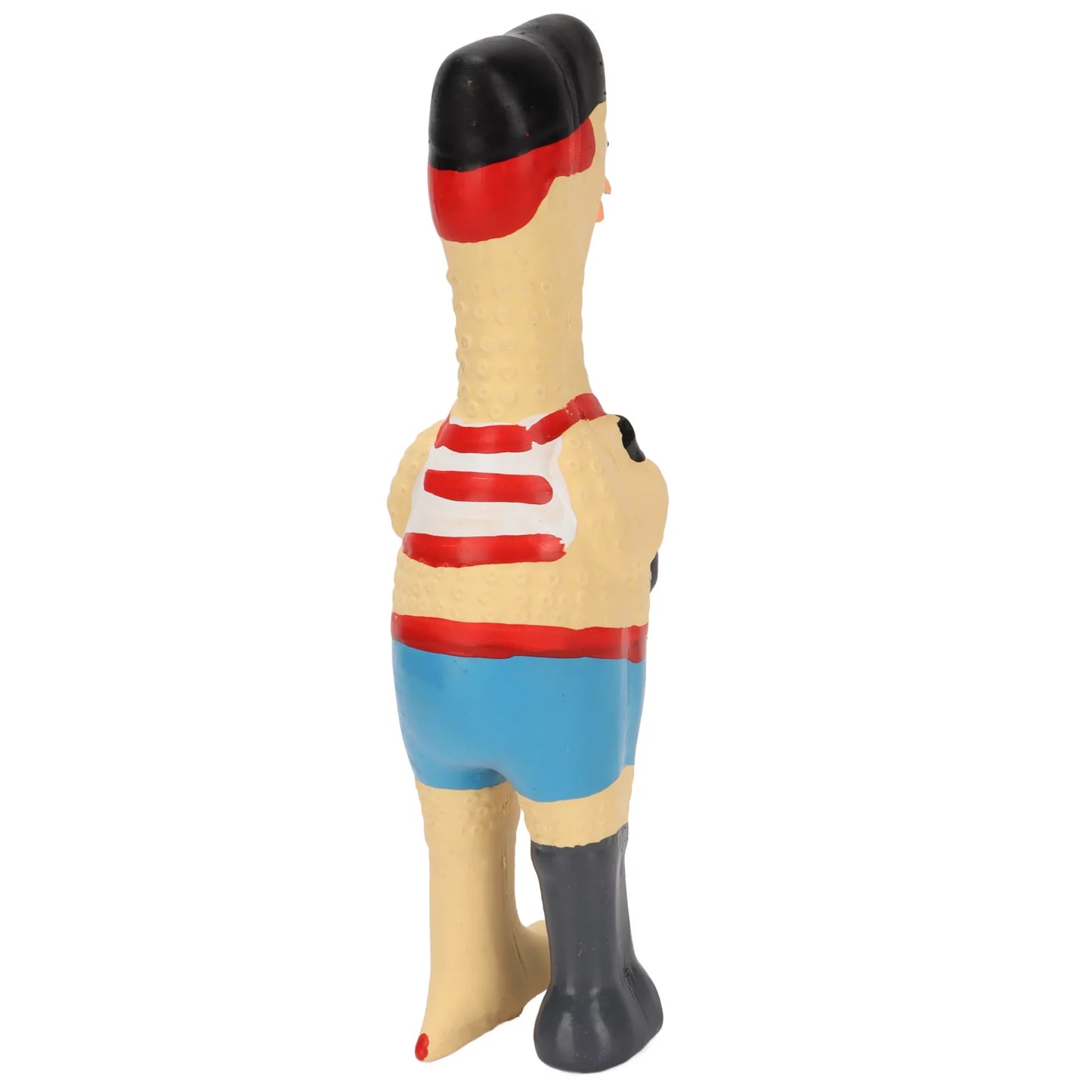 Squeaky Chicken Dog Toys, Dog Toy Teeth Grinding Hand Painted Easy to Clean Bite Resistant for Dogs Pirate Chicken,Ok Chicken,Chef Chicken,Flying Chicken