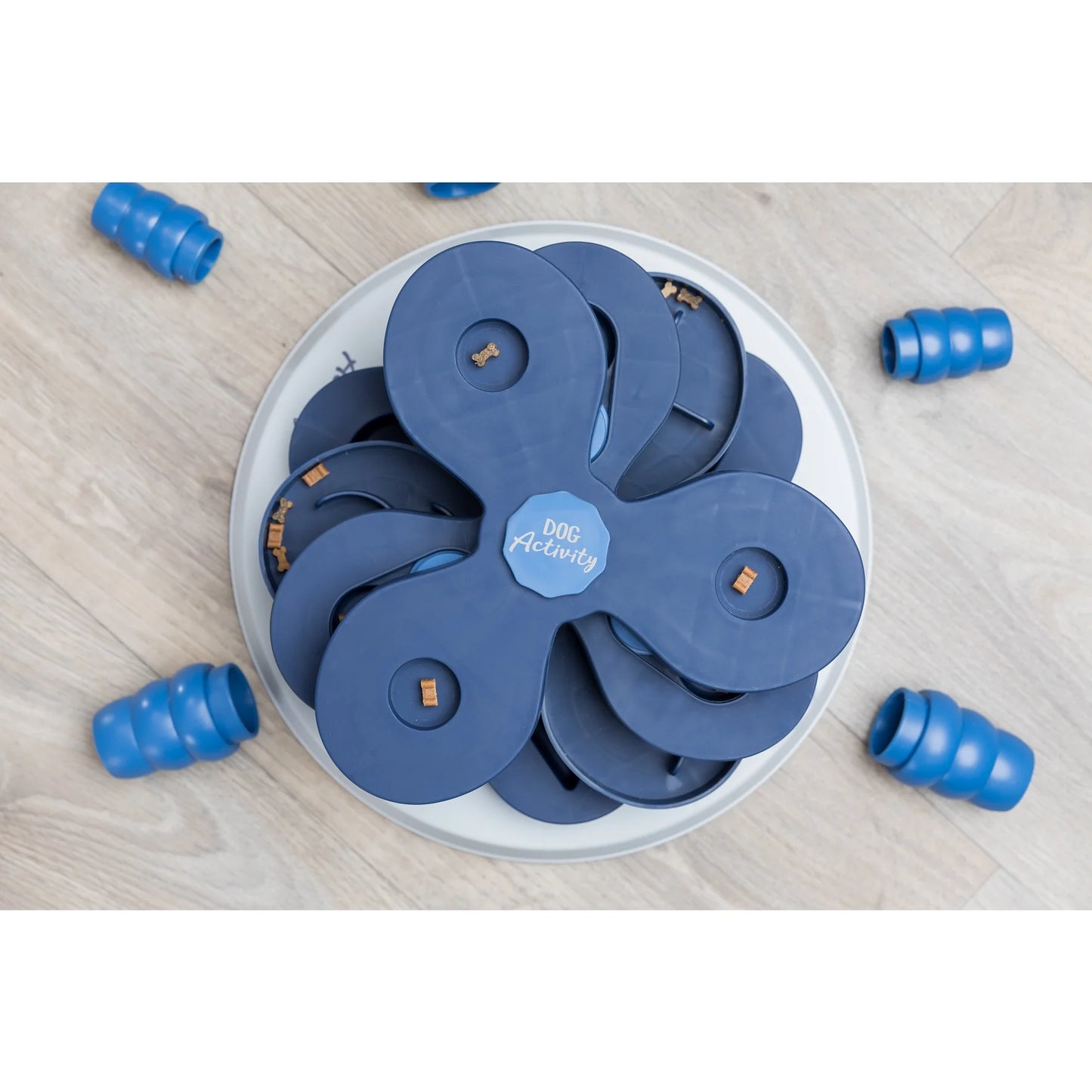 Dog Activity Poker Box 1 Strategy Game, Level 2 Dog Puzzle Toy, Treat Dispenser